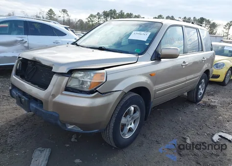 2007 Honda Pilot Ex-L из США, поврежденный, VIN 5FNYF18567B019610